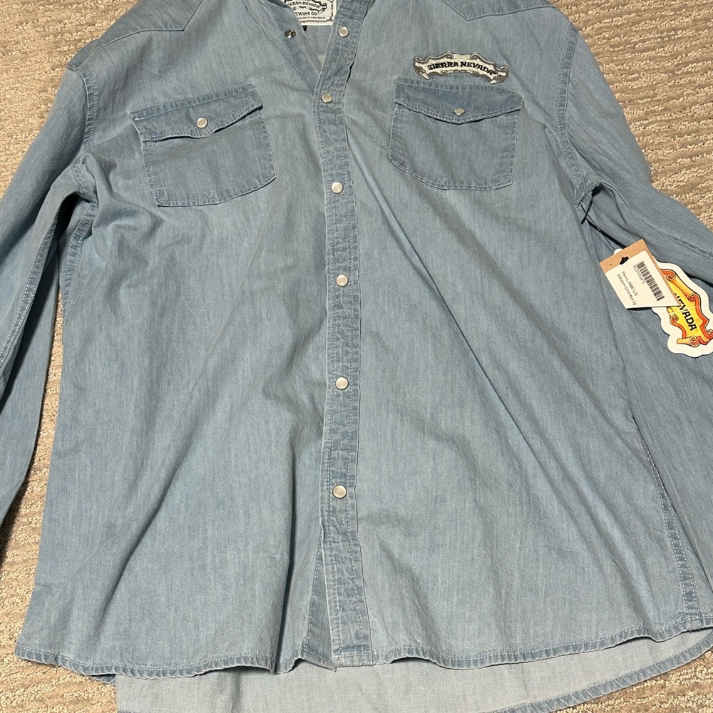 Men's Blue Denim Shirt